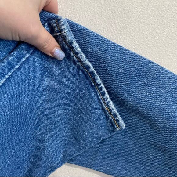 Levi’s Wedgie Straight Blue High Rise Vintage Look Jeans Size 25 - Picture 8 of 14